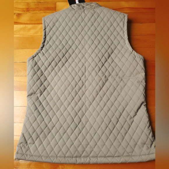 NWT Vuarnet Quilted Vest. Light green army. Size S. - Picture 2 of 12